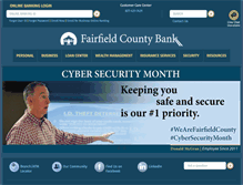 Tablet Screenshot of fairfieldcountybank.com